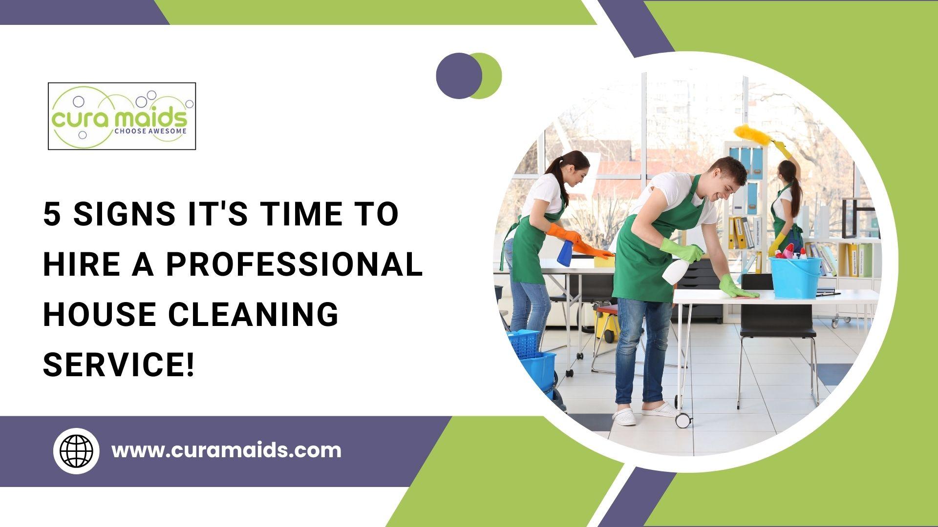 Time to Hire Professional Cleaners | Cura Maids Raleigh