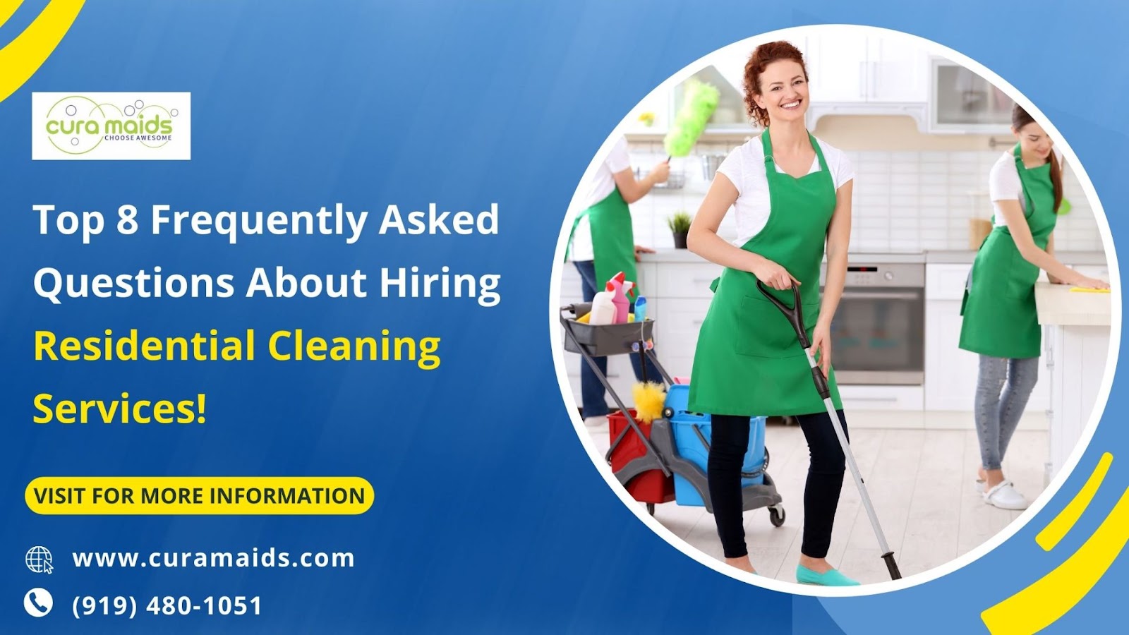 Cura Maids Top 8 FAQs For House Cleaning Services